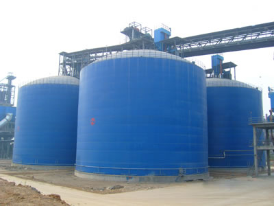 达川水泥钢板库改造